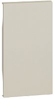 Лицевая панель Legrand BTicino Living Now для 1-м. 2 мод. заглушки песочный картинка